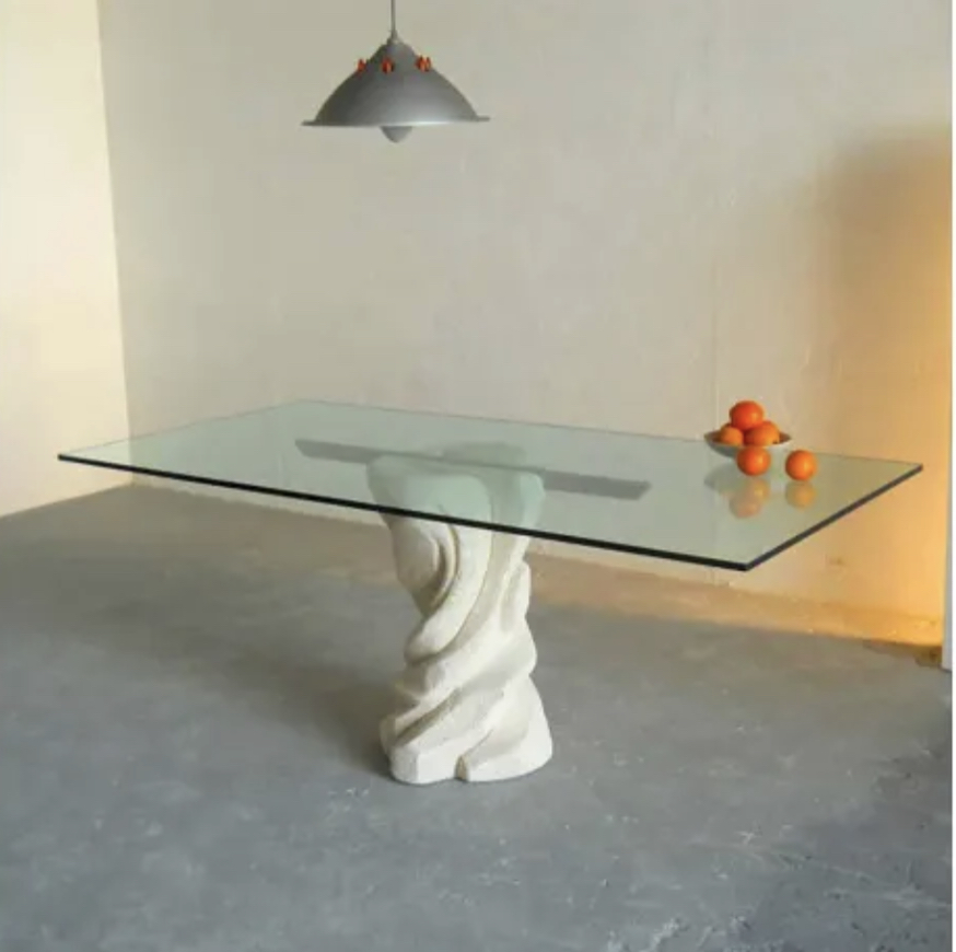 mobilier, en, cuivre, contemporaine, laiton, décoration, maison, intérieur, table, basse, table, a, manger, meubles, extérieur