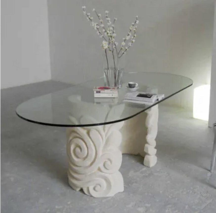 mobilier, en, cuivre, contemporaine, laiton, décoration, maison, intérieur, table, basse, table, a, manger, meubles, extérieur