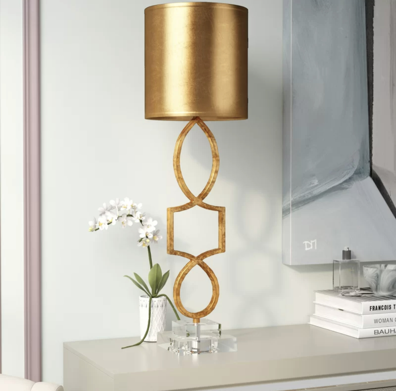 Abat, jour, luminaire, cuivre, laiton, d&eacute;coration, 